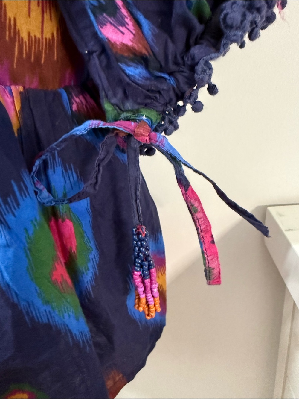 GUC Farm Rio X Anthropology ruffle mock neck dress size XL - Picture 5 of 16